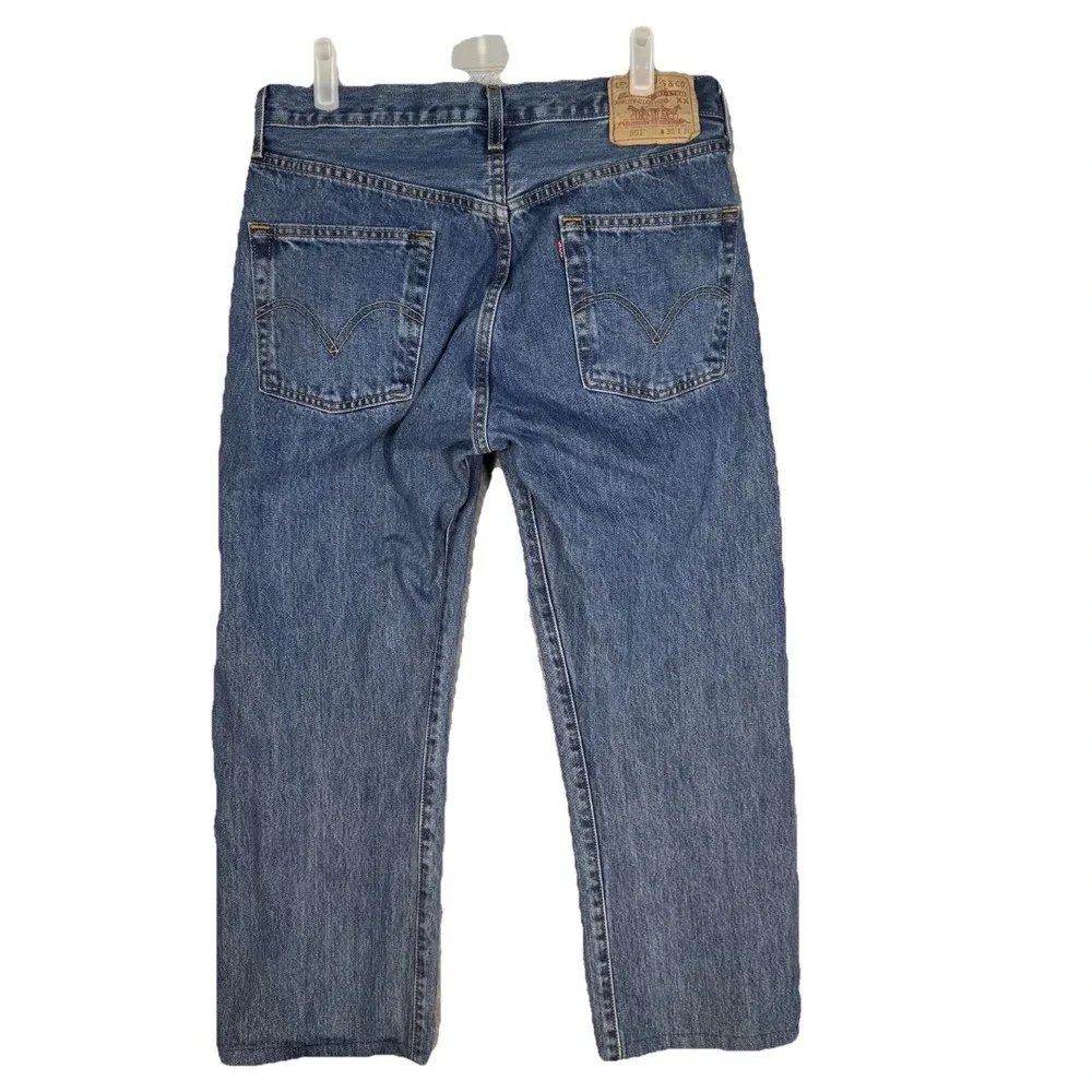 Levi's 501 Men's Jeans 33x30 Blue Denim Mid-Rise Original Fit Button Fly